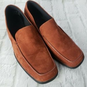 Rockport Brown Suede Slip On Womens Shoes Size 9.5